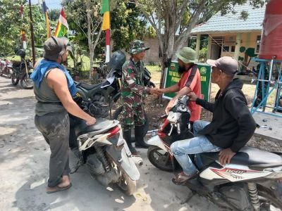 Koptu Zainur Rohman Aktif Jaga Kedekatan dengan Warga Parit Kebumen