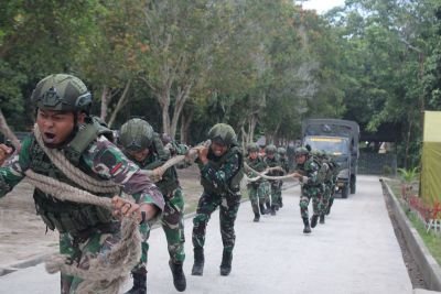 Lomba Antar Kompi Yonif TP 851/BBC Uji Soliditas dan Ketangguhan Prajurit