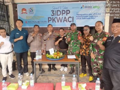 Babinsa Koramil 02/TP Hadiri HUT ke-3 PKWACI di Rokan Hilir