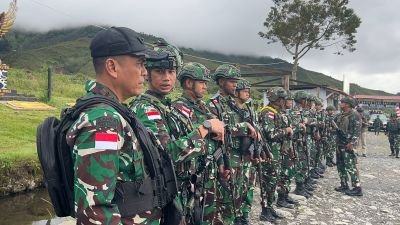 Pangdam XVII/Cenderawasih Turun Langsung ke Puncak Jaya, Kobarkan Semangat Satgas Yonif 136/TS