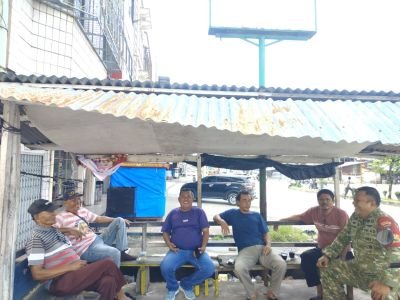 PELDA AGUS PRABOWO LAKSANAKAN KOMSOS BERSAMA WARGA DI GAJAH SAKTI