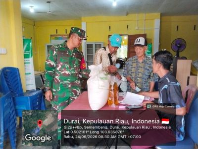 Pelda Erdianto Kawal Bantuan Pangan, Pastikan Tepat Sasaran