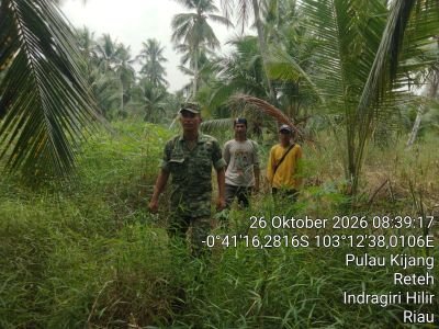 Peltu Nofiandi Gaspol Sosialisasi Karhutla, Tapal Batas Kelurahan Pulau Kijang Aman Terkendali
