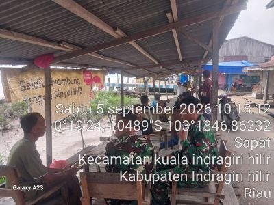Pengawasan SDM dan Komsos, Wujud Kepedulian Babinsa 04/Kuindra Terhadap Wilayah Binaan
