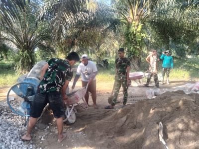 Pengecoran Pilon Dikebut, Jembatan Gantung Garuda Tahap III Makin Nyata