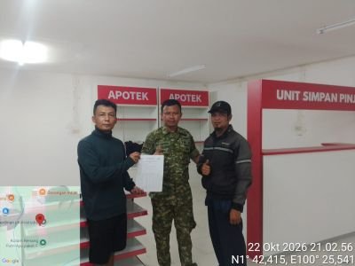 Pengurus dan Bendahara KUD KDKMP Kep.  Harapan Makmur Selatan Terima Sarana dan Prasarana Koperasi