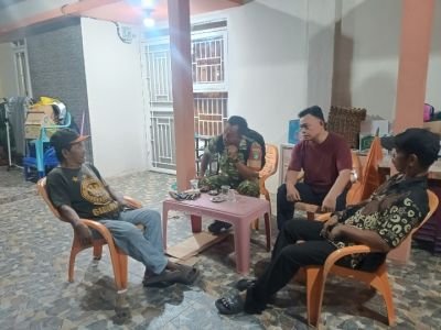 Perkuat Kamtibmas, Babinsa Tanjung Rhu Ajak Warga Tingkatkan Kepedulian Lingkungan