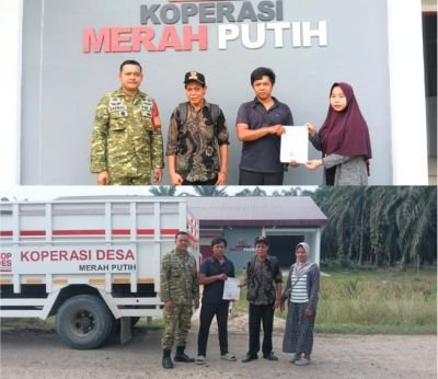 PT Agrinas Pangan Nusantara Serahkan Truk Operasional untuk KDKMP Desa Tanjung Damai
