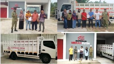 PT Agrinas Salurkan Tiga Truk, Danramil 05/Bukit Batu Dorong KDKMP Makin Produktif