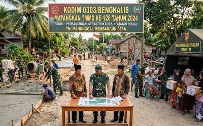Rakor Teknis TNI TMMD ke-128 Kodim 0303/Bengkalis Tahun 2026, Fokus Infrastruktur dan Sosial