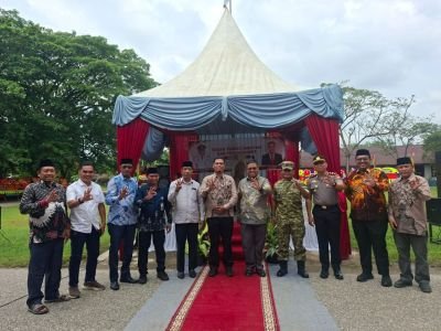 Sarat Haru, Danramil 08/TDN Hadiri Sertijab dan Pisah Sambut Camat Kabun