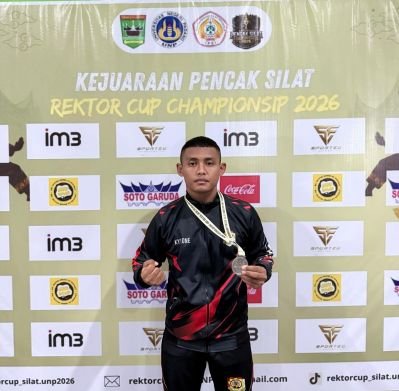 Serda Okky Prasetyo Raih Juara 2 Pencak Silat Rektor UNP Championship 2026