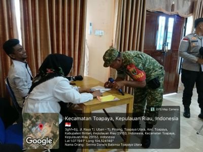 Babinsa Hadiri Musdes Toapaya Utara, Perubahan APBDes 2026 Disahkan