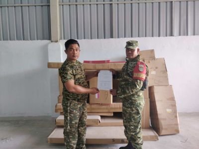 SERTU FIRMAN SIHOTANG LAKSANAKAN PENJEMPUTAN FURNITURE KDKMP DI DESA PINGGIR