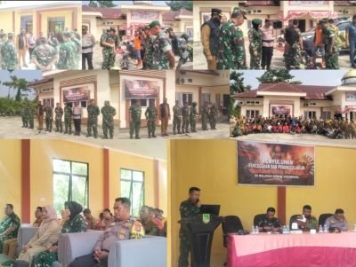 Tim Mabes TNI Turun ke Rohil, Gelar Penyuluhan dan Cek Kesiapan Pencegahan Karhutla di Bangko