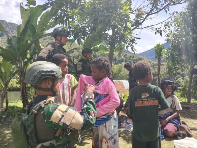 Wadanpos Tinggi Nambut  : Kami Hadir Tidak Hanya Sebegai Aparat Tetapi juga Sebagai Saudara